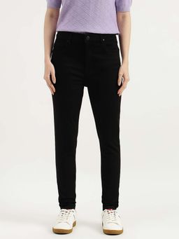 United Colors of Benetton - Solid Straight Fit High Waist Denim Stay Black Jeans