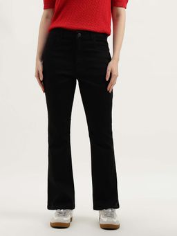 United Colors of Benetton - Solid Fit High Waist Basic Stay Black Jeans