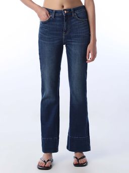 ONLY - Womens Solid Dark Blue Jeans