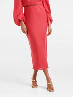 Forever New - Molly Linen Bias Midi Skirt