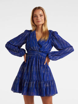 Forever New - Molly Skater Metallic Mini Dress