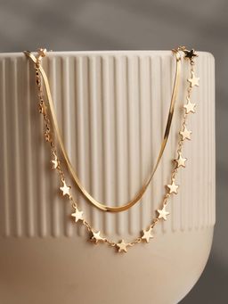Palmonas - Star Grid Layer Necklace For Women's