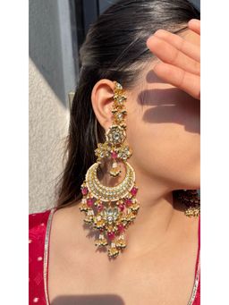 Ehsaas Jewellery - Pink Zareen Chandbalis Earrings