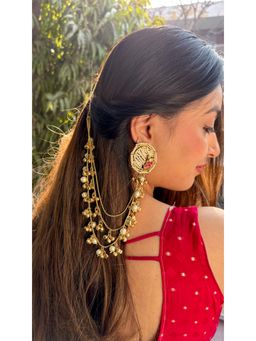 Ehsaas Jewellery - Ghungroo Pearl Earchain