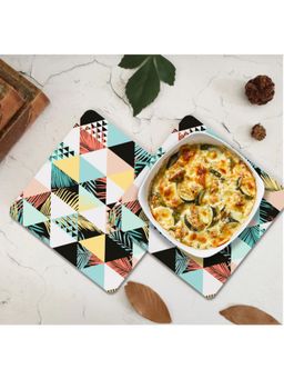 Smartserve - Square Trivet Placemats 11.5 x 11.5 Inch, Set of 4
