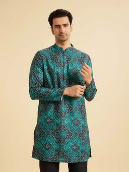 Manyavar - Blue Charm Kurta