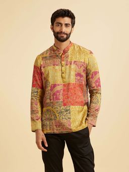 Manyavar - Elegant Multi-colorShort Kurta
