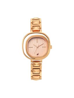 Fastrack - Opulence 6276Wm01 Rose Gold Dial Analog Watch for Women
