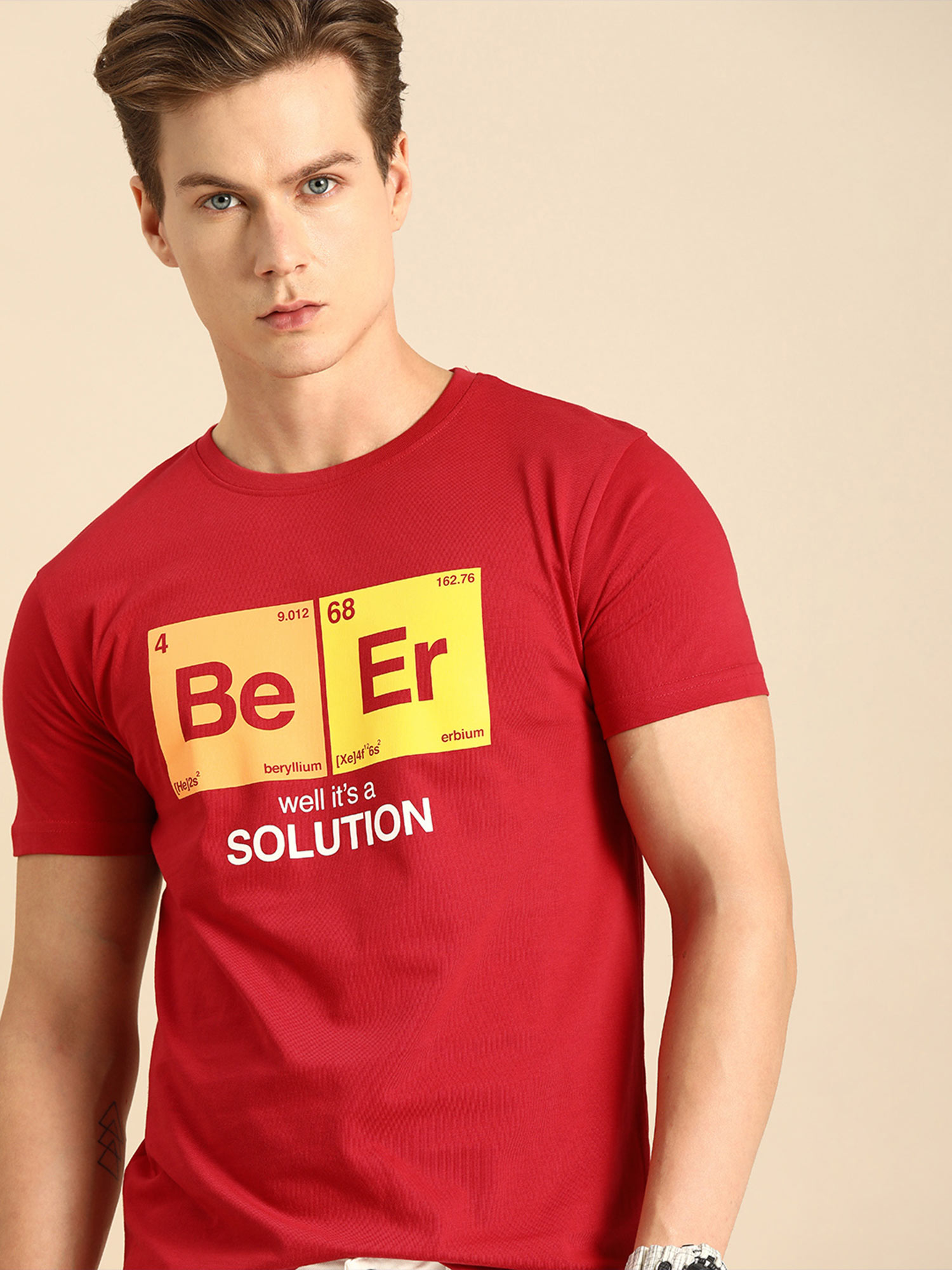 Half Sleeve T-Shirt Bold Red 