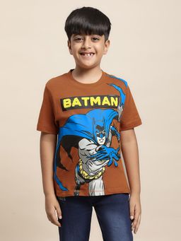 Kidsville - Batman Printed Thai Curry T-Shirt for Boys