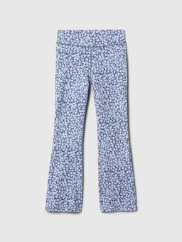 GAP - Girls Blue Floral Printed Mid Waist Trouser