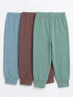 Cocoon Care - Unisex Multi-Color Bamboo Cotton Knitted Pyjamas (Pack of 3)