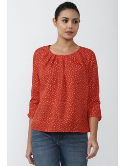 Van Heusen - Red Top Polka Dots