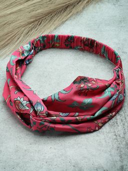 SHAYE - Women Pink Floral Print Hairband
