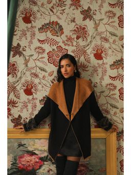 BOHO-CHIC By Sukriti Jain - Classic Black Winter Coat