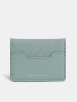 Jack & Jones - Green Premium Leather Card Holder