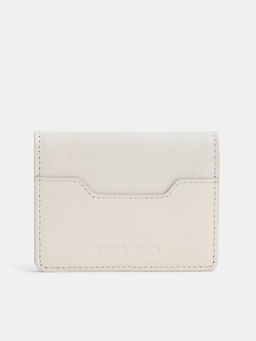 Jack & Jones - Beige Premium Leather Card Holder