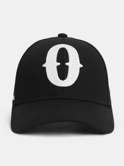 Jack & Jones - Black Embroidered Print Cap