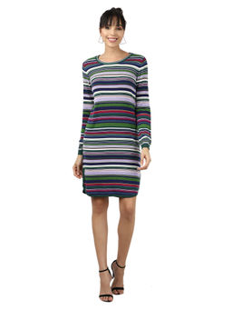 NOBARR - Multi-Color Stripes Dress