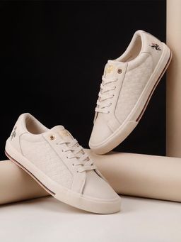 U.S. POLO ASSN. - Women Beige HEIDI 2.0 Casual Sneakers