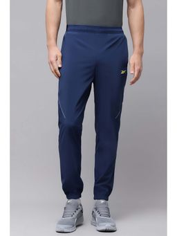 Reebok - Men Navy Blue Solid Joggers