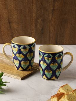 The Decor Mart - Mandal Print Mug-Set of 2