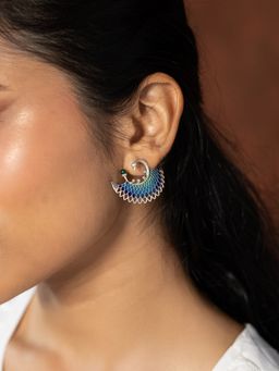 Shaya by CaratLane - Oxidised Owning My Perfectionist Tendencies Earrings