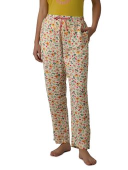 Amante - Women Viscose Floral Beige Pyjama
