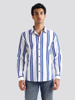 Pepe Jeans - Blue Stripes Full Sleeves Shirt