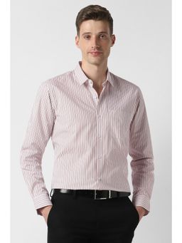 Peter England - Men White Full Sleeves Formal Shirt