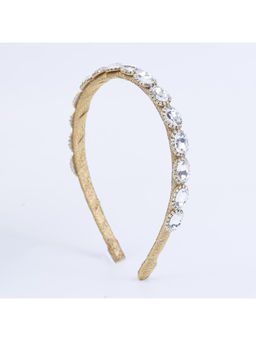 Choko - Rhinestone Marquise Hairband for Girls - Chic White