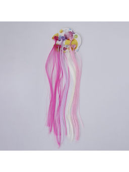 Choko - Rainbow Hair Extensions Clip Set for Girls - Multi-Color
