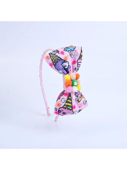Choko - Party Bow Hairband for Girls - Pink