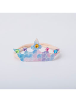 Choko - Glitter Crown Birthday Rubber Band - Rainbow