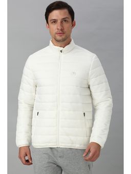 Van Heusen - Men White Stripes Casual Jacket