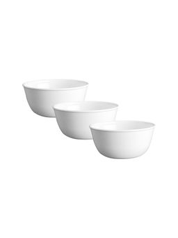 Corelle - Livingware Winter Frost White 828ml Curry Bowl Pack of 3