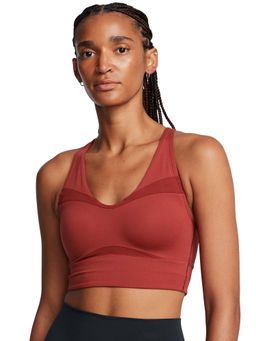 Under Armour - Smartform Evolution Mid Longline Sports Bra Orange