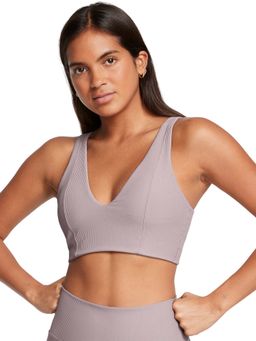 Under Armour - Meridian Rib Bralette Mauve