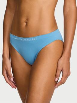 Victoria's Secret - Women Blue Seamless Bikini Panty