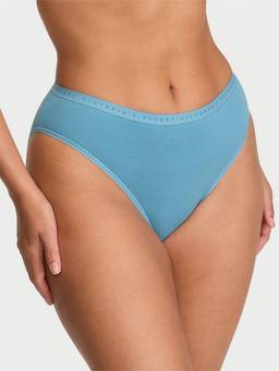 Victoria's Secret - Women Blue Stretch Cotton Brief Panty