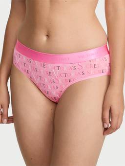 Victoria's Secret - Women Pink Cotton Hiphugger Hipster Panty
