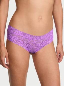 Victoria's Secret - Women Purple Lace Cheeky Brief Panty