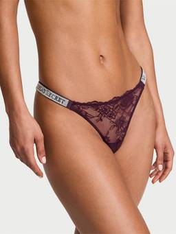 Victoria's Secret - Women Purple Very Sexy Shine Strap Thong