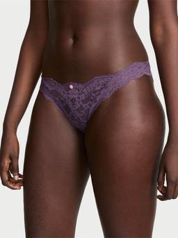 Victoria's Secret - Women Purple Dream Angels Lace Bikini Panty