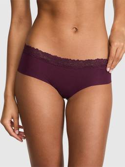 Victoria's Secret - Women Purple No-Show Hiphugger Hipster Panty