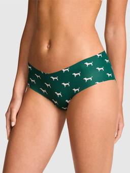 Victoria's Secret - Women Green Printed No-Show Hiphugger Hipster Panty