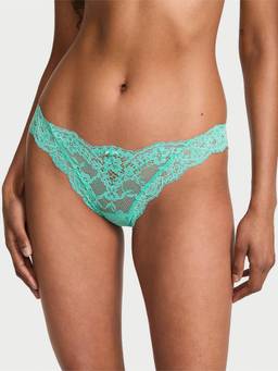 Victoria's Secret - Women Green Dream Angels Lace Bikini Panty