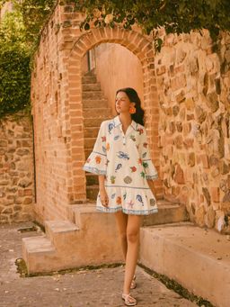 MIRIPRET - Florida Printed Mini Dress