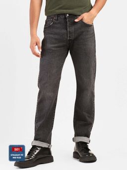 Levi's - Men Charcoal Grey 501® 93 Straight Fit Jeans
