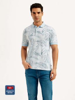 Levi's - Mens Printed Slim Fit Polo T-Shirt
